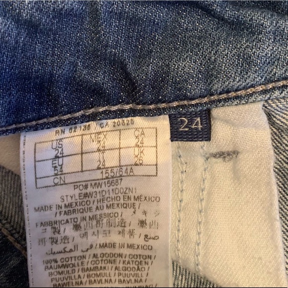 Guess Denim Distressed Shorts - Picture 9 of 13